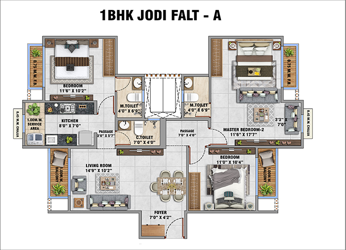 Adhiraj Capital City - Master Layout Plan